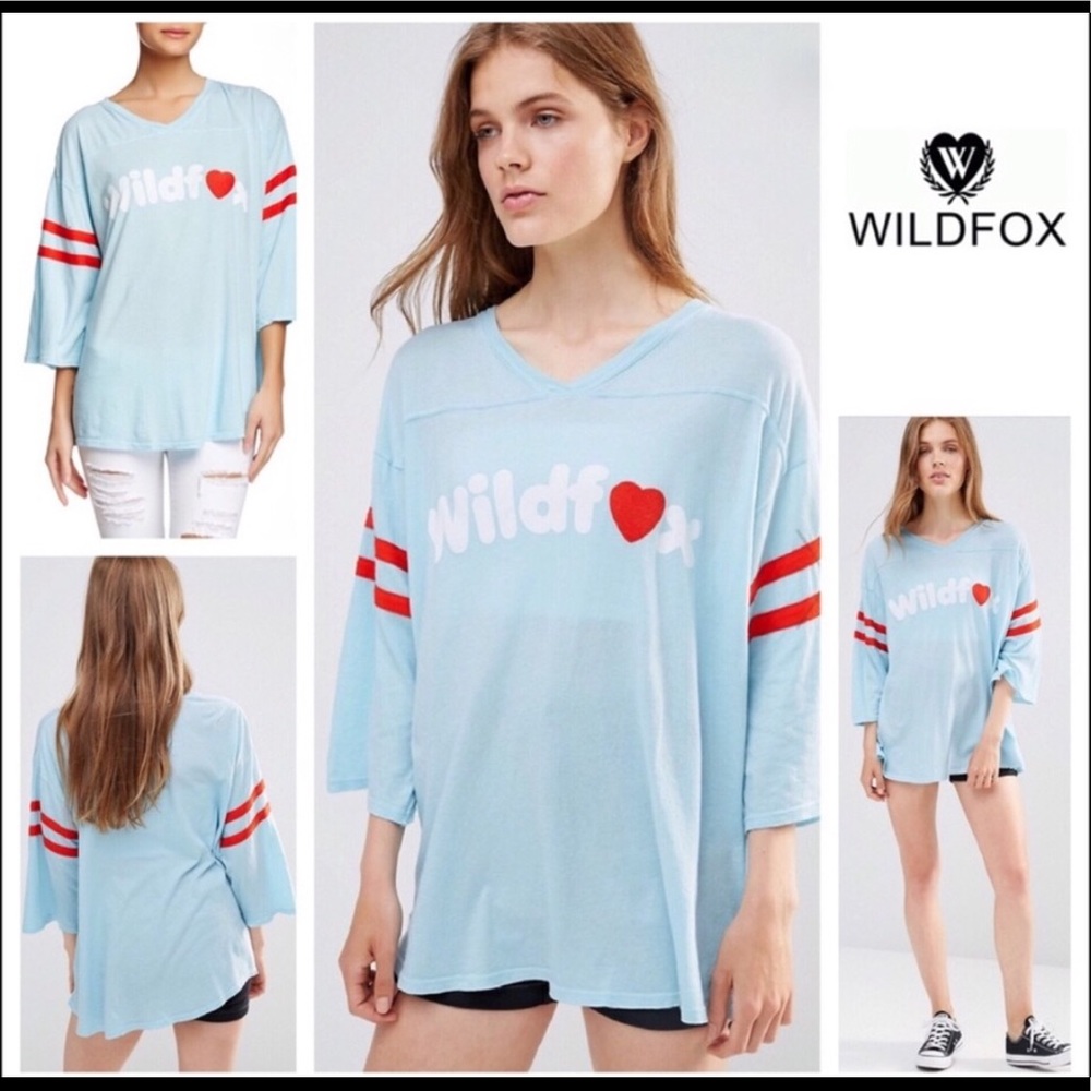 Wildfox Heart Logo Oversized Tee - Picture 1 of 16